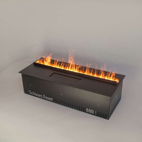 Электроочаг Schönes Feuer 3D FireLine 600 Pro со стальной крышкой в Екатеринбурге
