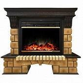 Каминокомплект Real Flame Stone Brick (античный дуб)+Moonblaze Lux S BR