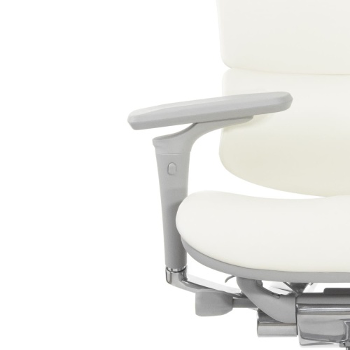 Ортопедическое кресло Falto Leather Premium Белое