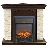 Каминокомплект Real Flame Elford Corner (античный дуб)+Fobos Lux BL S