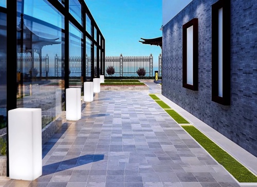 Светильник Колонна 30х115 питание от сети 220В, RGB