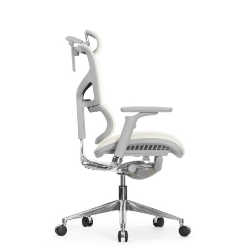 Ортопедическое кресло Falto Leather Premium Белое