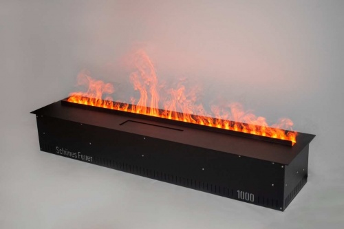 Электроочаг Schönes Feuer 3D FireLine 1000 Pro со стальной крышкой в Екатеринбурге