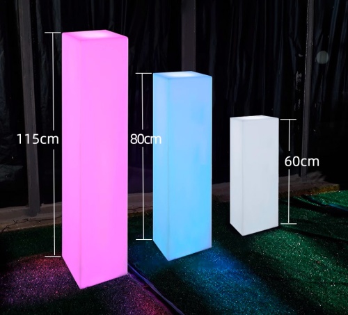 Светильник Колонна 30х80 питание от сети 220В, RGB