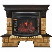 Каминокомплект Real Flame Stone Brick (античный дуб)+Firespace 25